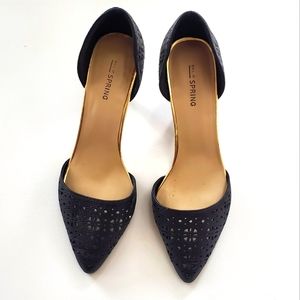 DRESS MID HEEL DRESS PUMPS (SIZE- 9 )